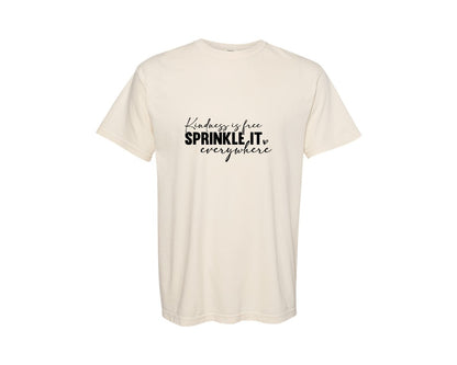 brand:Comfort Colors|color:Ivory|Kindness Svgmom Svgself Love Svglove Graphic T-Shirt