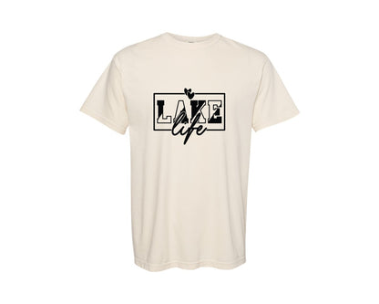 brand:Comfort Colors|color:Ivory|Lake Junkie 26 Graphic T-Shirt