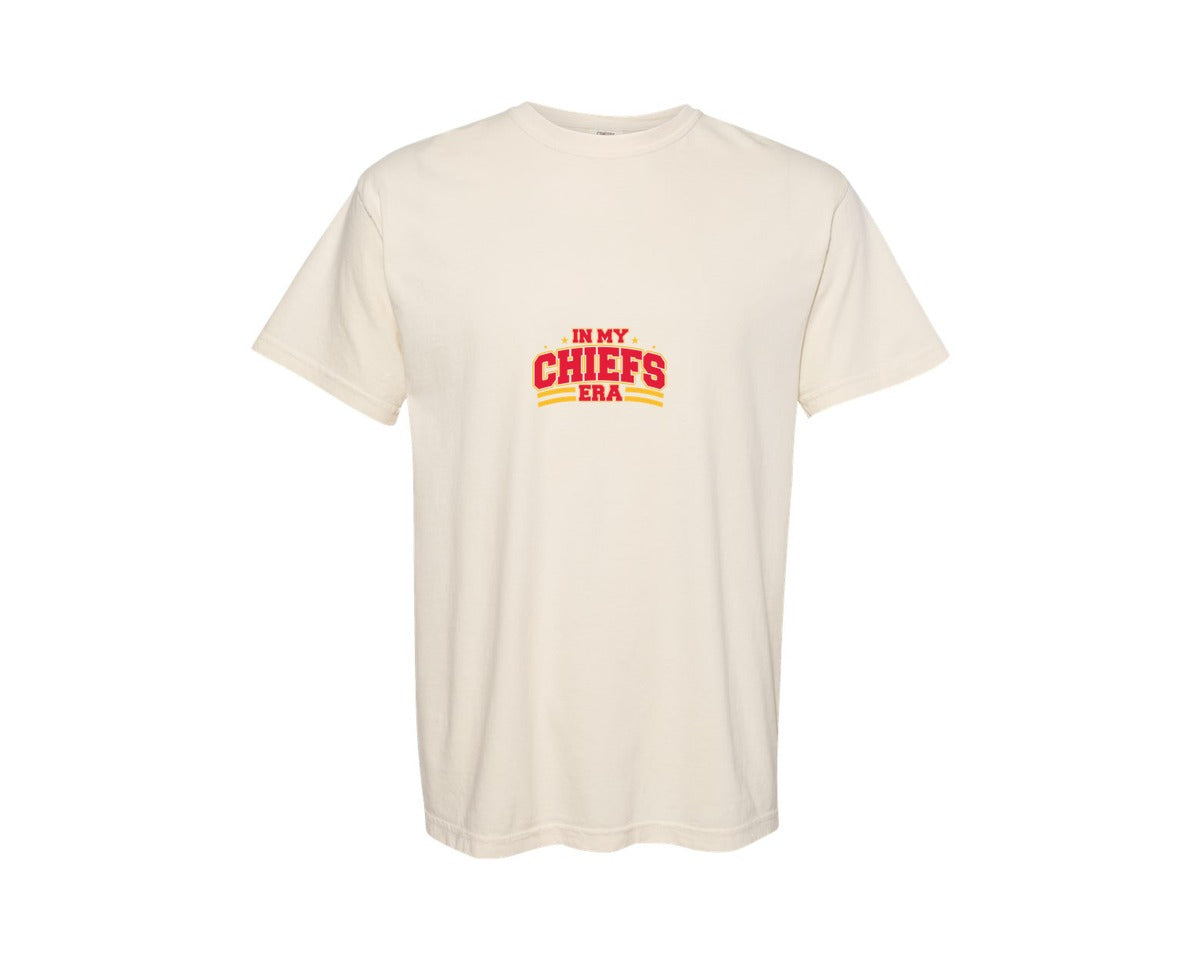 brand:Comfort Colors|color:Ivory|In My Chiefs Era 2 Graphic T-Shirt
