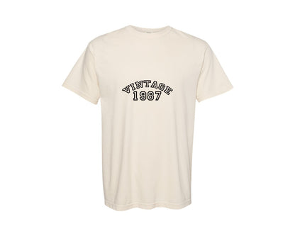 brand:Comfort Colors|color:Ivory|Vintage 82S Birthday Quotes 2 Graphic T-Shirt