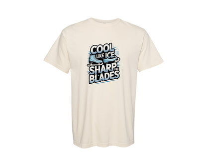 brand:Comfort Colors|color:Ivory|Ice Hockey Game Day Shirt Graphic T-Shirt
