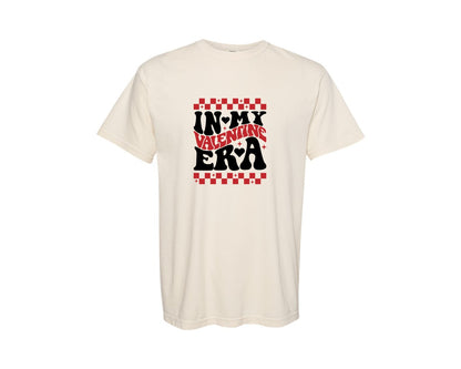 brand:Comfort Colors|color:Ivory|In My Valentine Era Trendy Valentines Graphic T-Shirt