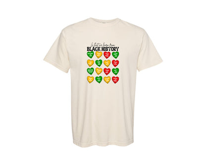 brand:Comfort Colors|color:Ivory|What We Learned From Black History 2 Graphic T-Shirt