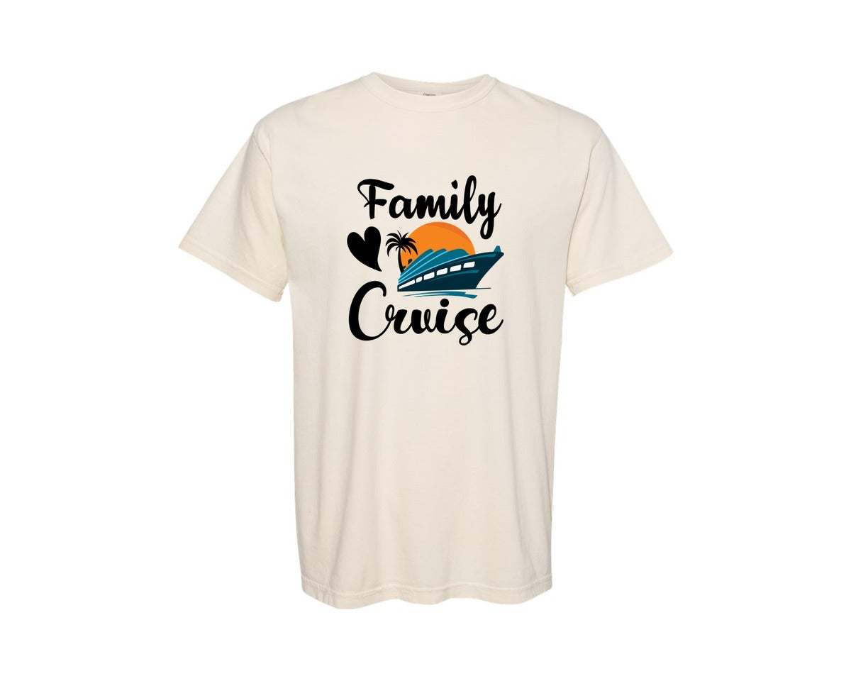 brand:Comfort Colors|color:Ivory|Cruise Ship T Shirt Design Graphic T-Shirt