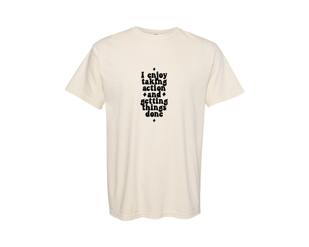 brand:Comfort Colors|color:Ivory|Affirmation Graphic T-Shirt