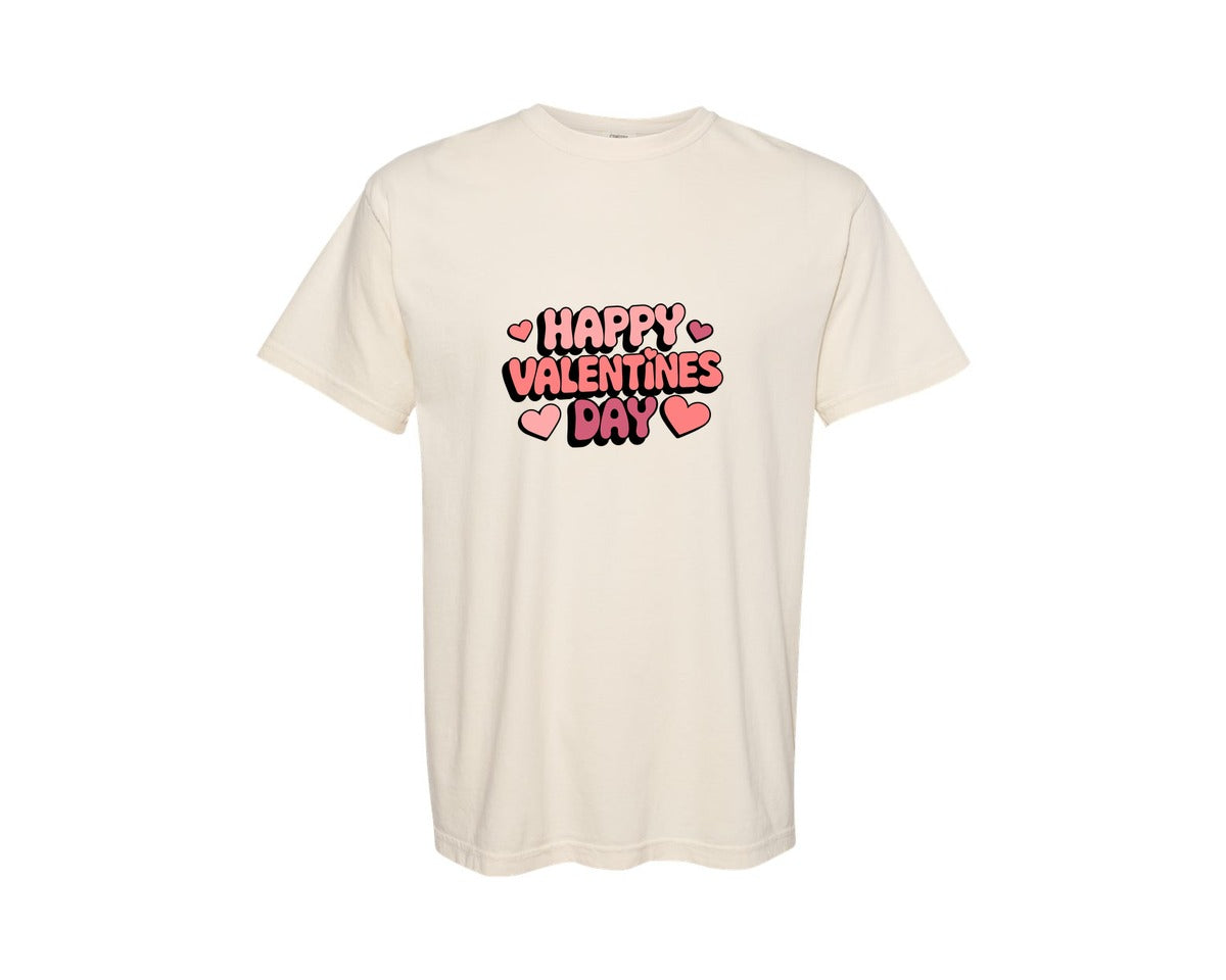 brand:Comfort Colors|color:Ivory|Valentines Day Ai Graphic T-Shirt