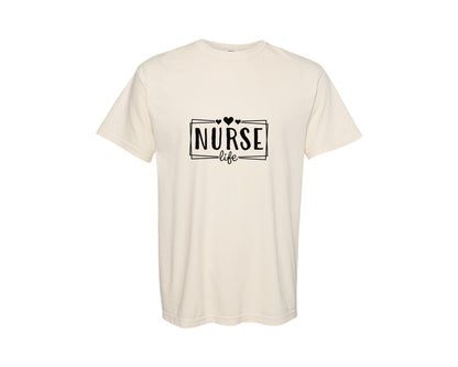 brand:Comfort Colors|color:Ivory|Nurse Life Nursing Life Cna Graphic T-Shirt