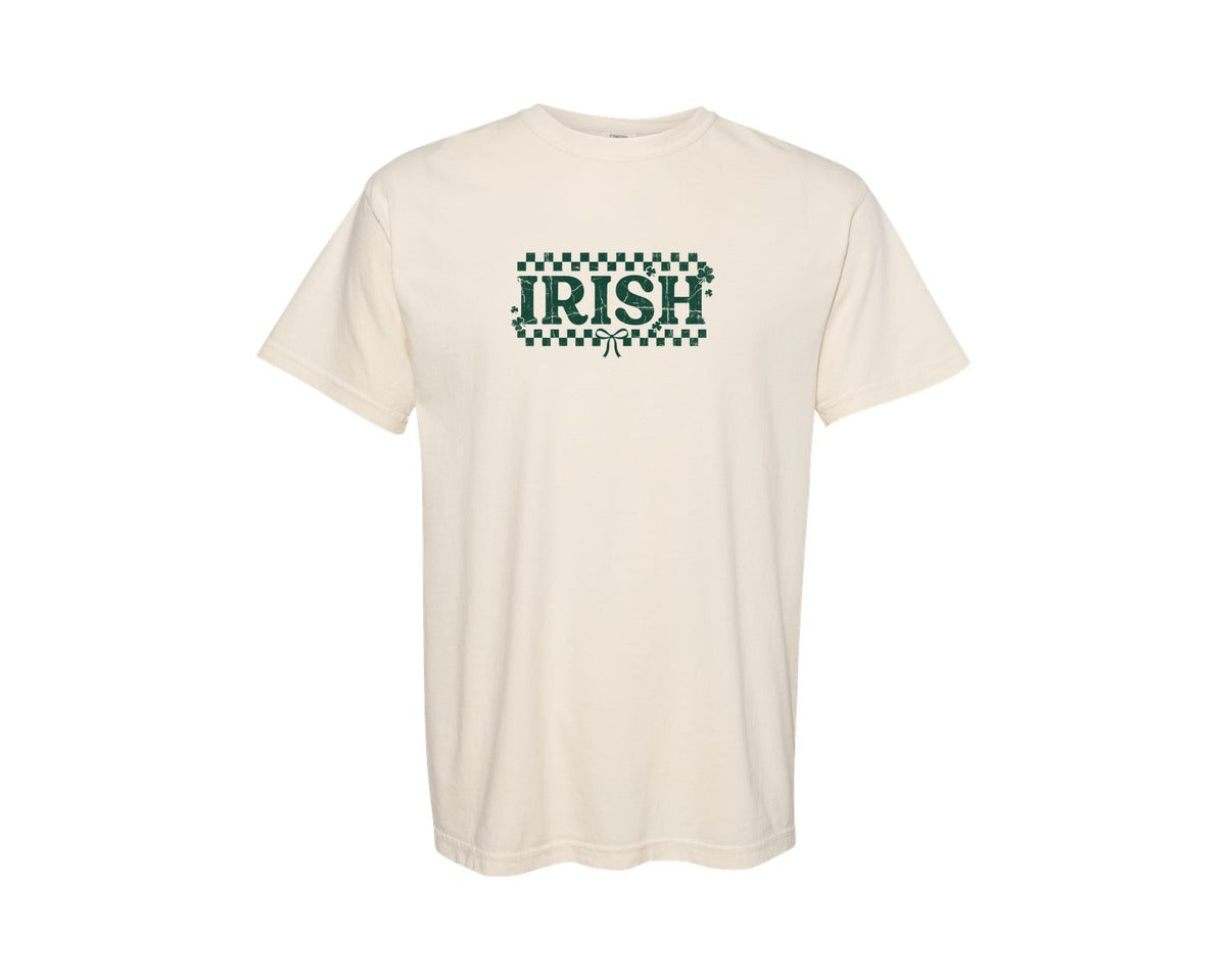 brand:Comfort Colors|color:Ivory|Vintage Irish St Patricks Day Graphic T-Shirt