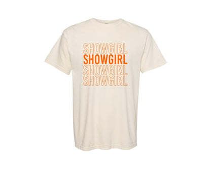 brand:Comfort Colors|color:Ivory|Retro Showgirl Showgirl Life Graphic T-Shirt