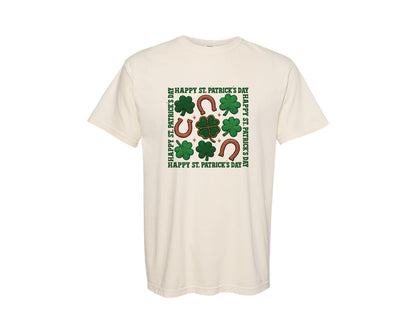brand:Comfort Colors|color:Ivory|Happy St Patricks Day 17 Graphic T-Shirt