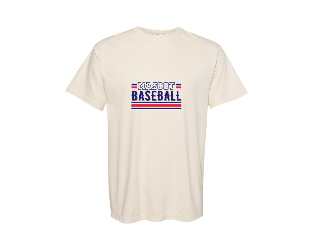 brand:Comfort Colors|color:Ivory|Baseball Team Baseball Mom 2 Graphic T-Shirt