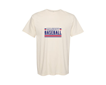 brand:Comfort Colors|color:Ivory|Baseball Team Baseball Mom 2 Graphic T-Shirt