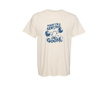 brand:Comfort Colors|color:Ivory|Today Im A Serious Goose Bird T Shirt 2 Graphic T-Shirt