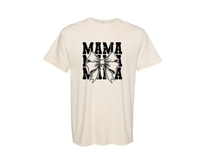 brand:Comfort Colors|color:Ivory|Mama Mom Mama Coquette Graphic T-Shirt