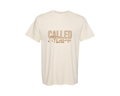 brand:Comfort Colors|color:Ivory|Called To Serve Christian 4 Graphic T-Shirt