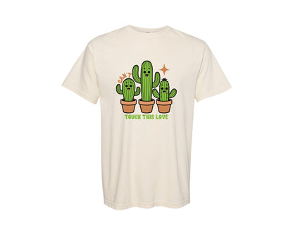 brand:Comfort Colors|color:Ivory|Cant Touch This Love Cute Cactus Graphic T-Shirt