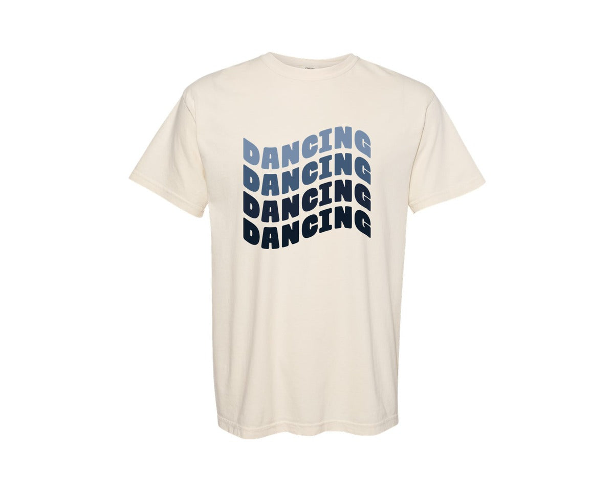 brand:Comfort Colors|color:Ivory|Retro Dancing T Shirt Design Vector Graphic T-Shirt