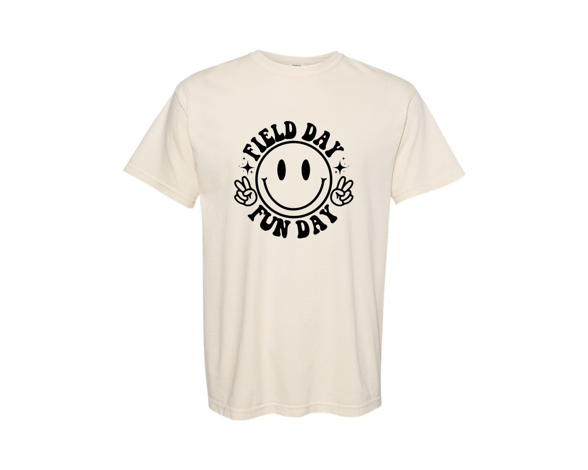 brand:Comfort Colors|color:Ivory|Field Day Fun Day Field Day Graphic T-Shirt