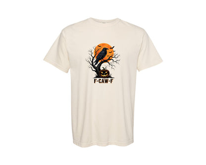 brand:Comfort Colors|color:Ivory|Funny Raven Black Bird Crow 2 Graphic T-Shirt