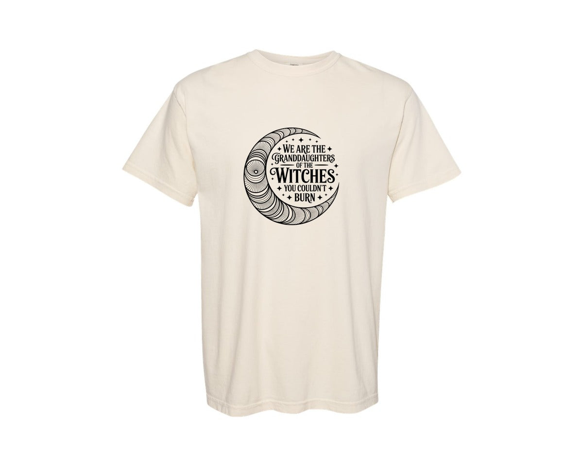 brand:Comfort Colors|color:Ivory|We Are The Granddaughters Of The Witches 23 Graphic T-Shirt