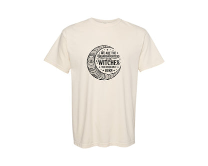 brand:Comfort Colors|color:Ivory|We Are The Granddaughters Of The Witches 23 Graphic T-Shirt