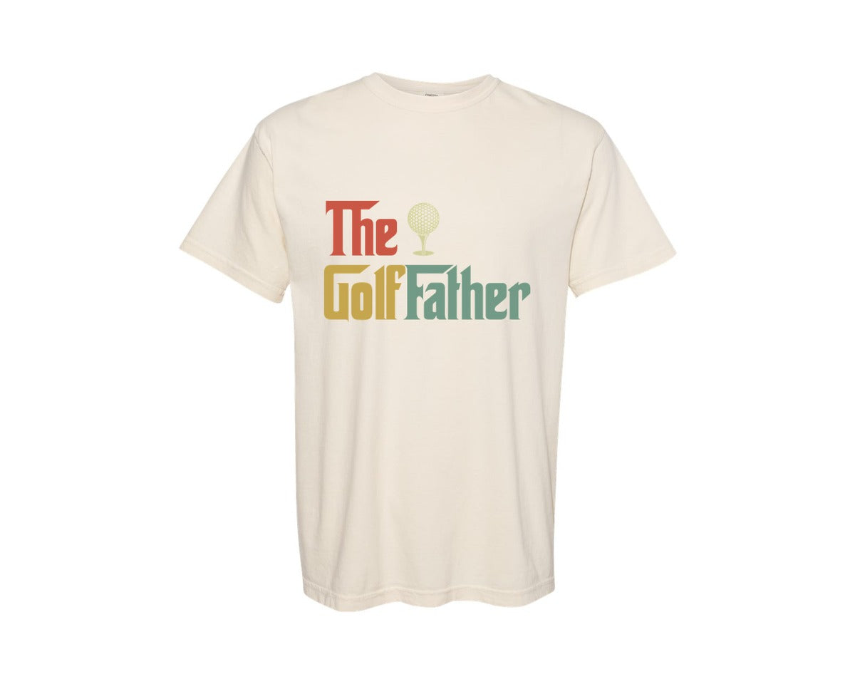 brand:Comfort Colors|color:Ivory|The Golf Father 8 Graphic T-Shirt