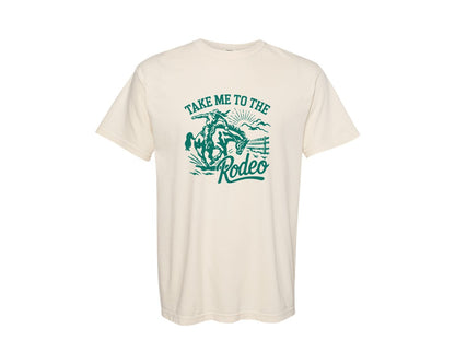 brand:Comfort Colors|color:Ivory|Vintage Rodeo Cowboy Western Cowboy Graphic T-Shirt