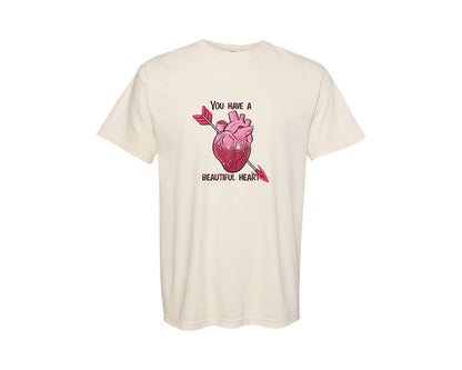 brand:Comfort Colors|color:Ivory|Spooky Pink Valentines Day Graphic T-Shirt