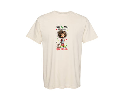 brand:Comfort Colors|color:Ivory|Housewife Christmas Cooking Christmas Graphic T-Shirt