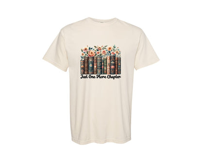 brand:Comfort Colors|color:Ivory|Just One More Chapter 12 Graphic T-Shirt