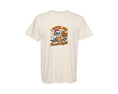 brand:Comfort Colors|color:Ivory|I Gotta See The Candy First Humorous Graphic T-Shirt