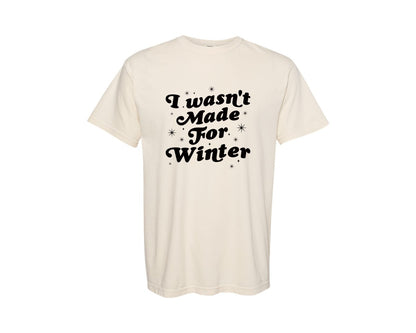 brand:Comfort Colors|color:Ivory|Trendy Winter Preppy Winter Graphic T-Shirt