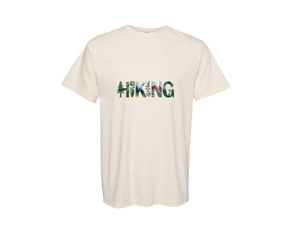 brand:Comfort Colors|color:Ivory|Hiking Adventure Forest Landscape Graphic T-Shirt