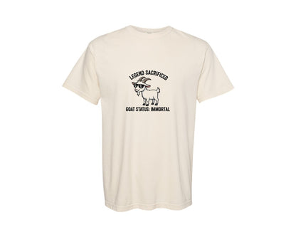 brand:Comfort Colors|color:Ivory|Immortal Goats Qurbani Graphic T-Shirt