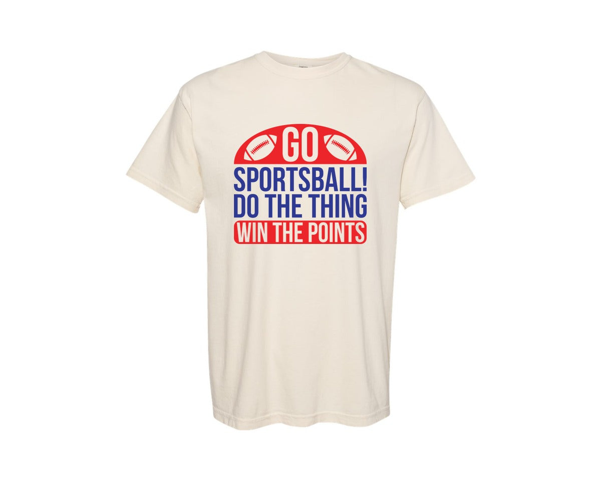 brand:Comfort Colors|color:Ivory|Go Sportsball Do The T Shirts Design 2 Graphic T-Shirt