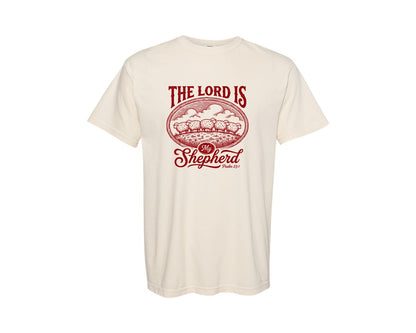 brand:Comfort Colors|color:Ivory|The Lord Is My Shepherd 13 Graphic T-Shirt