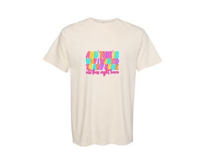 brand:Comfort Colors|color:Ivory|Funny Introvert Sarcastic Quotes Graphic T-Shirt