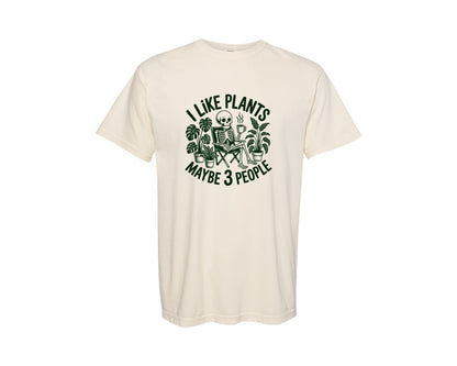 brand:Comfort Colors|color:Ivory|Funny Plant Lover Plant Lady 2 Graphic T-Shirt