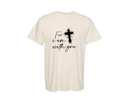 brand:Comfort Colors|color:Ivory|Fear Not Christianity Bible Graphic T-Shirt