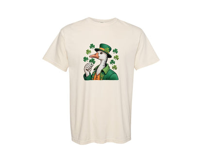 brand:Comfort Colors|color:Ivory|St Patricks Day Pnggoose Graphic T-Shirt