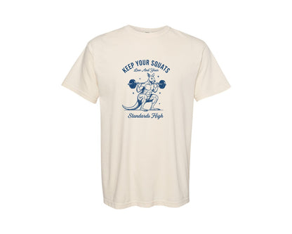 brand:Comfort Colors|color:Ivory|Workout Shirt Funny Gym Graphic T-Shirt