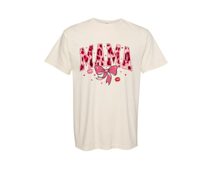 brand:Comfort Colors|color:Ivory|Mama Valentines Day Varsity Pngmama Graphic T-Shirt