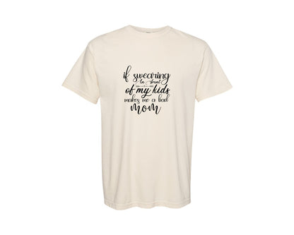 brand:Comfort Colors|color:Ivory|Funny Mom 45 Graphic T-Shirt