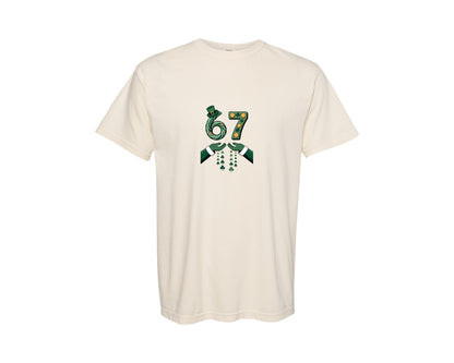 brand:Comfort Colors|color:Ivory|St Patricks Day 67 Six Seven Graphic T-Shirt