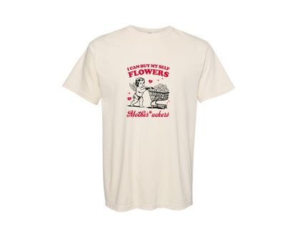 brand:Comfort Colors|color:Ivory|Sarcastic Valentines Day Cupid Graphic T-Shirt