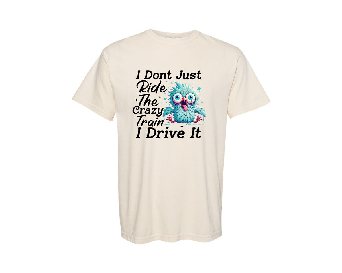 brand:Comfort Colors|color:Ivory|Sarcastic Humor Shirt Funny Animals Graphic T-Shirt