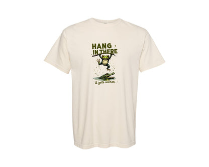 brand:Comfort Colors|color:Ivory|Funny Frog Shirt T Shirt Graphic T-Shirt