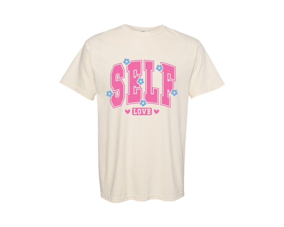 brand:Comfort Colors|color:Ivory|Self Love Pnginspirational Graphic T-Shirt