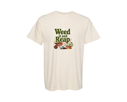 brand:Comfort Colors|color:Ivory|Cute Garden Tools And Plants T Shirt Graphic T-Shirt