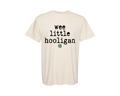 brand:Comfort Colors|color:Ivory|Wee Little Hooligan Toddler Sweatshirt 5 Graphic T-Shirt